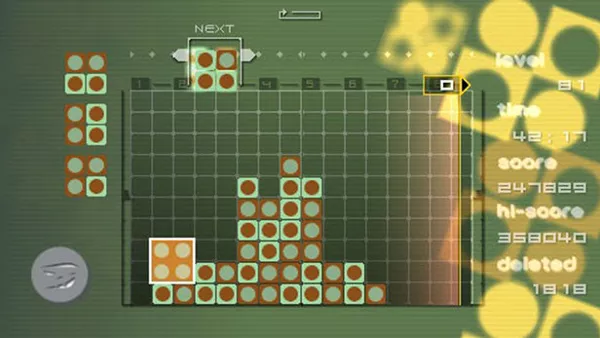 Lumines: Puzzle Fusion Screenshot