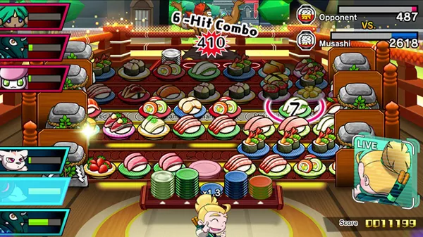 Sushi Striker: The Way of Sushido Screenshot