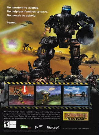 MechWarrior 4: Black Knight Magazine Advertisement