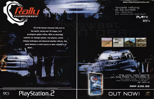 Rally Championship Magazine Advertisement