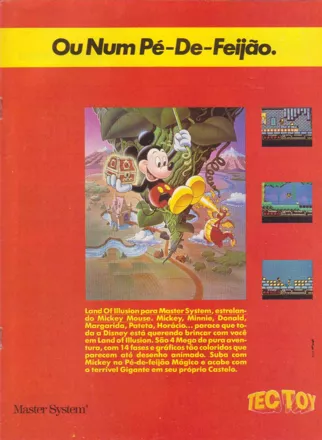 Land of Illusion starring Mickey Mouse Magazine Advertisement p. 27