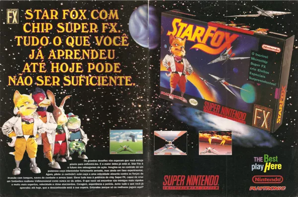 Star Fox Magazine Advertisement pp. 2-3