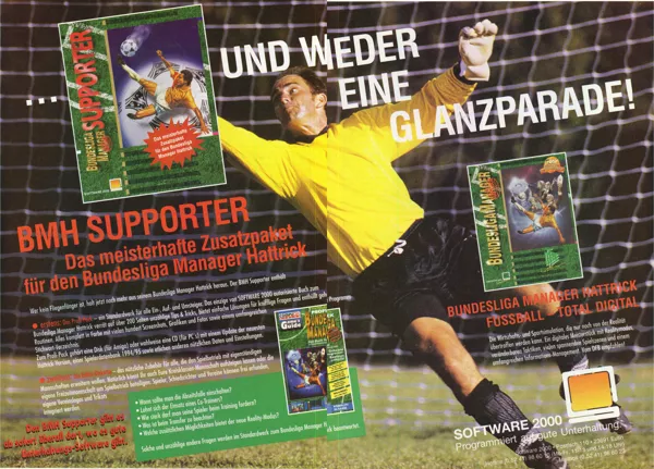 Bundesliga Manager Hattrick: Supporter Magazine Advertisement