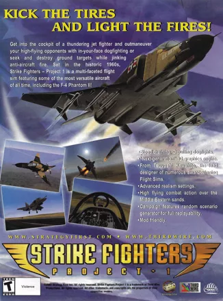 Strike Fighters: Project 1 Magazine Advertisement