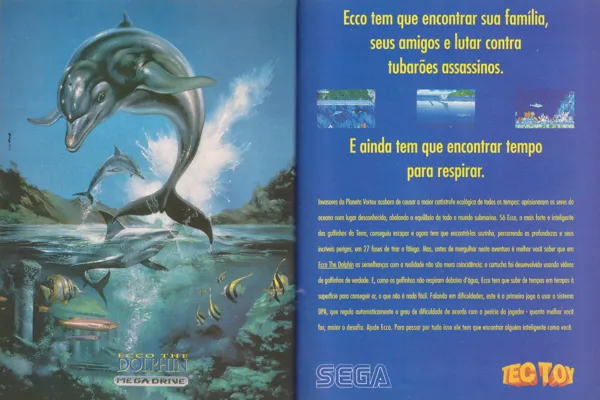 Ecco the Dolphin Magazine Advertisement pp. 22-23