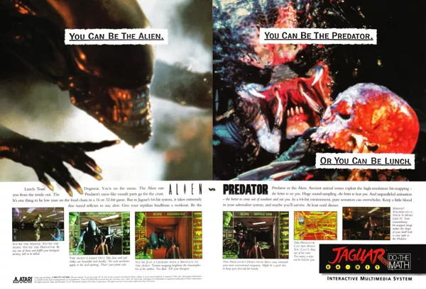 Alien Vs Predator Magazine Advertisement GamePro (International Data Group, United States), Issue 62 (September 1994)