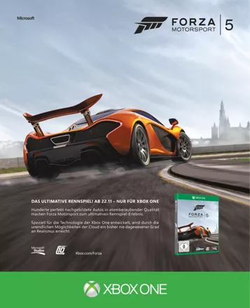 Forza Motorsport 5 Magazine Advertisement