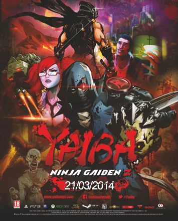 Yaiba: Ninja Gaiden Z Magazine Advertisement