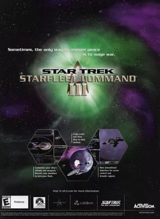 Star Trek: Starfleet Command III Magazine Advertisement