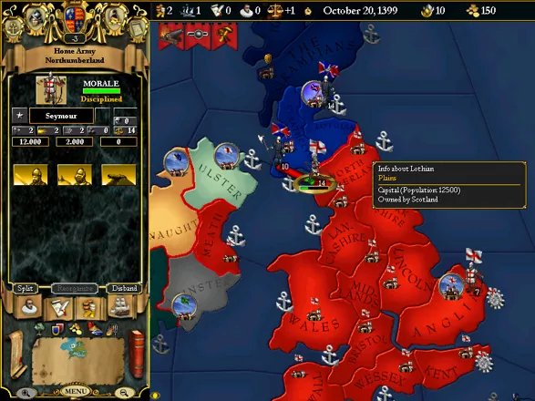 For the Glory: A Europa Universalis Game Screenshot