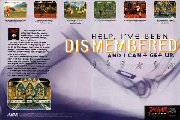 Kasumi Ninja Magazine Advertisement GamePro (International Data Group, United States), Issue 65 (December 1994)