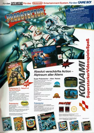 Contra III: The Alien Wars Magazine Advertisement
