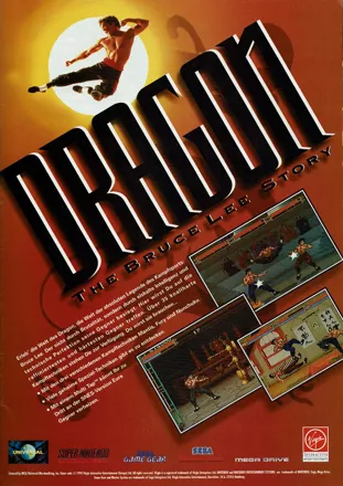 Dragon: The Bruce Lee Story Magazine Advertisement