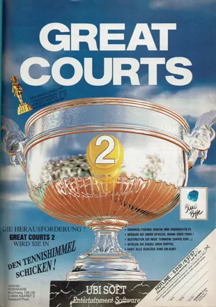Jimmy Connors Pro Tennis Tour Magazine Advertisement