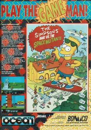 The Simpsons: Bart vs. the Space Mutants Magazine Advertisement
