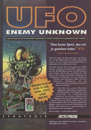 X-COM: UFO Defense Magazine Advertisement