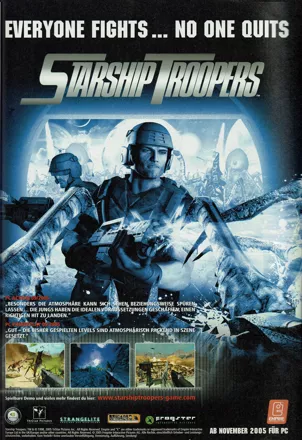 Starship Troopers Magazine Advertisement