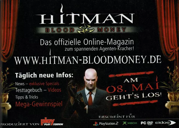 Hitman: Blood Money Magazine Advertisement