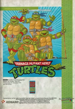 Teenage Mutant Ninja Turtles Magazine Advertisement