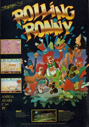 Rolling Ronny Magazine Advertisement