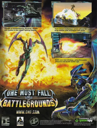 One Must Fall: Battlegrounds Magazine Advertisement