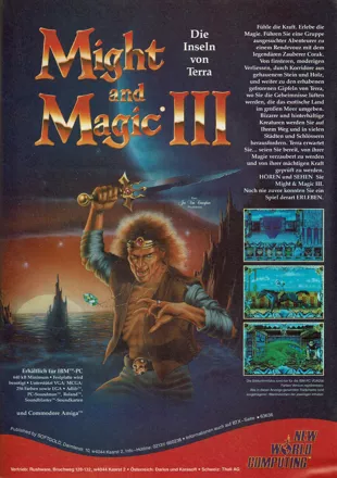 Might and Magic III: Isles of Terra Magazine Advertisement
