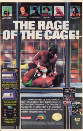 WWF Wrestlemania: Steel Cage Challenge Magazine Advertisement Page 23