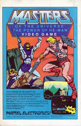 Masters of the Universe: The Power of He-Man Magazine Advertisement Back cover