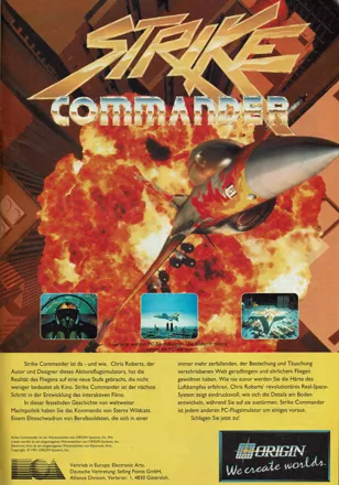 Strike Commander Magazine Advertisement