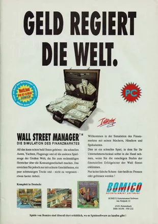 Rags to Riches: The Financial Market Simulation Magazine Advertisement