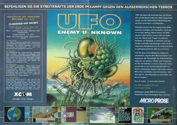 X-COM: UFO Defense Magazine Advertisement