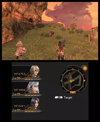 Xenoblade Chronicles Screenshot From the New Nintendo 3DS version.