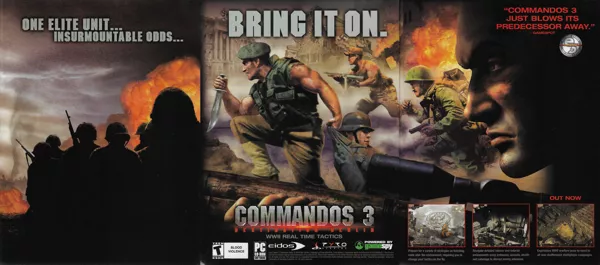 Commandos 3: Destination Berlin Magazine Advertisement