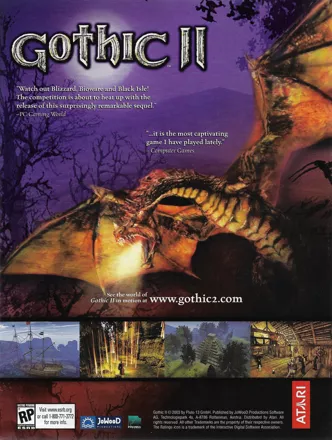Gothic II Magazine Advertisement