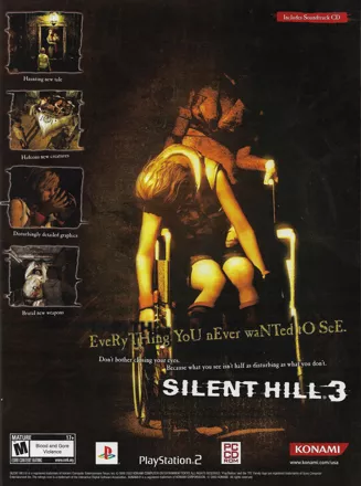 Silent Hill 3 Magazine Advertisement