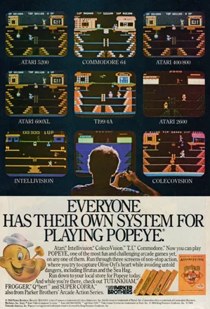 Popeye Magazine Advertisement