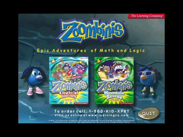 Logical Journey of the Zoombinis Screenshot