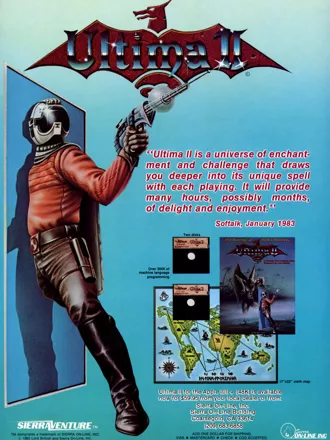 Ultima II: The Revenge of the Enchantress... Magazine Advertisement