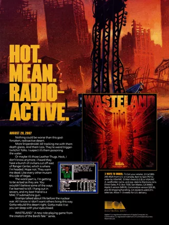 Wasteland Magazine Advertisement