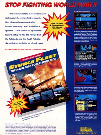 Strike Fleet Magazine Advertisement