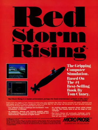 Red Storm Rising Magazine Advertisement