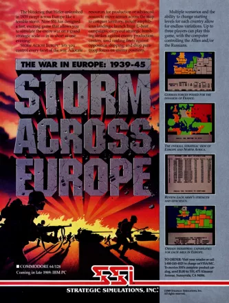 Storm Across Europe Magazine Advertisement