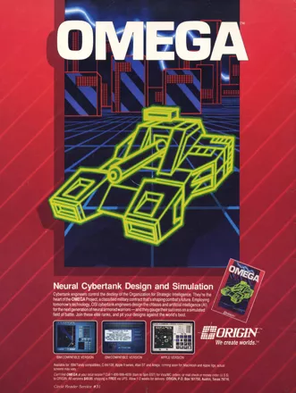 Omega Magazine Advertisement