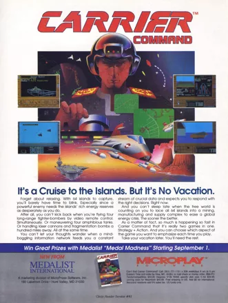 Carrier Command Magazine Advertisement