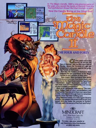 The Magic Candle II: The Four and Forty Magazine Advertisement