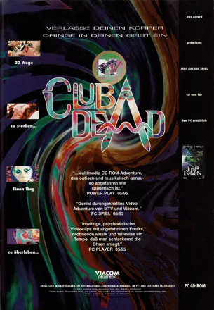 MTV: Club Dead Magazine Advertisement
