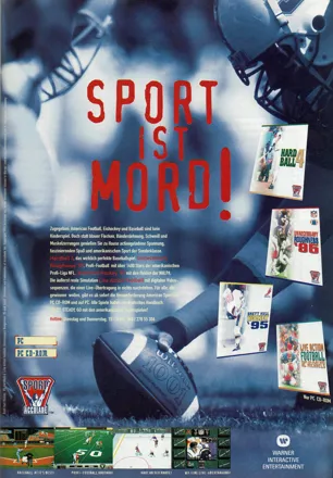 Brett Hull Hockey 95 Magazine Advertisement