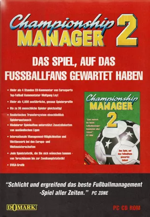 Championship Manager 2 Magazine Advertisement