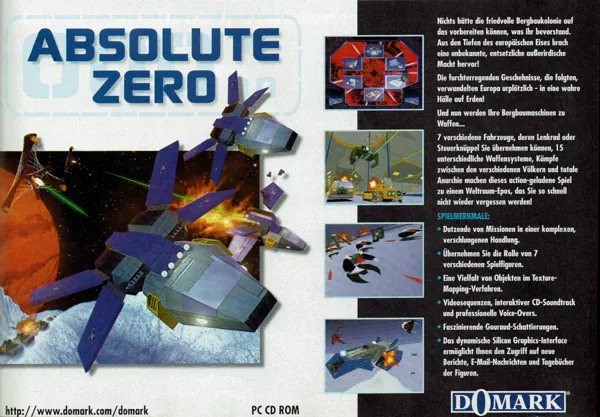 Absolute Zero Magazine Advertisement