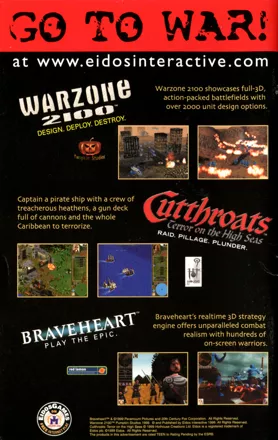Warzone 2100 Other Manual Back